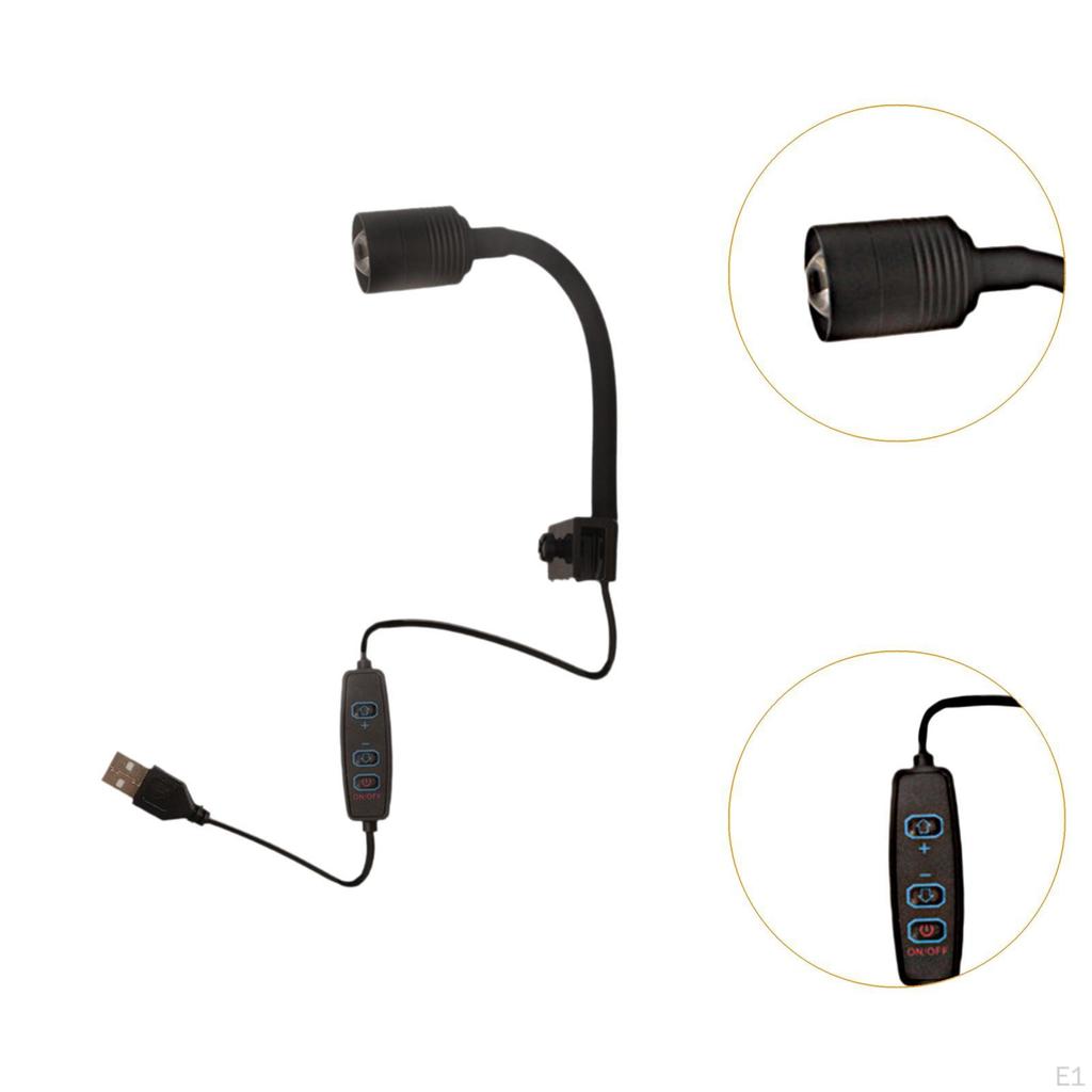 Aquarium Landschaftsbeleuchtung Becken Unterwasser Flexibler USB-Stecker Energieeffiziente LED-Leuchte