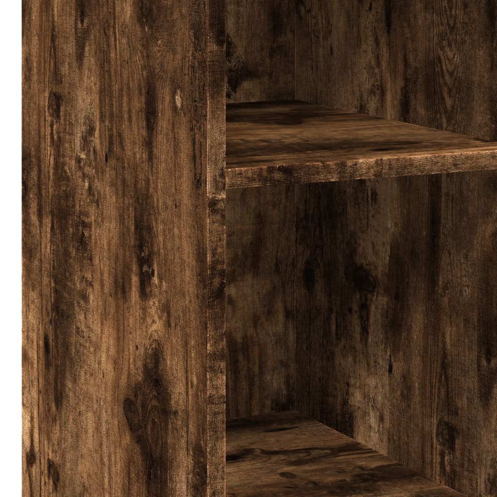 Sideboard Smoked Oak 30x41x93 cm Wood Based Material