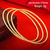 Women's Bohemian Gold Sand Brass Bracelet with Long-Lasting Colorfast Finish