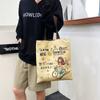 Canvas Bag Schoolgirl Summer Handbag Large Capacity Canvas Bag Large Capacity Shoulder Bag
