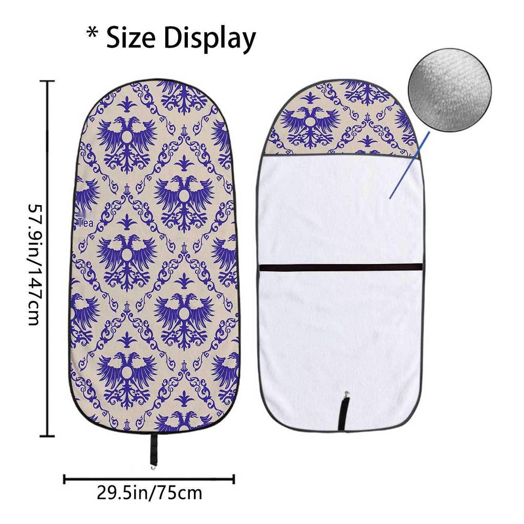 Universal Car Seat Towel Cover - Front Seat Protector for Gym & Workout, All-Season, Fits Most Vehicles