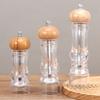 Manual Acrylic Pepper Salt Grinder Adjustable Coarseness Salt and Pepper Bottle  Dinning Table