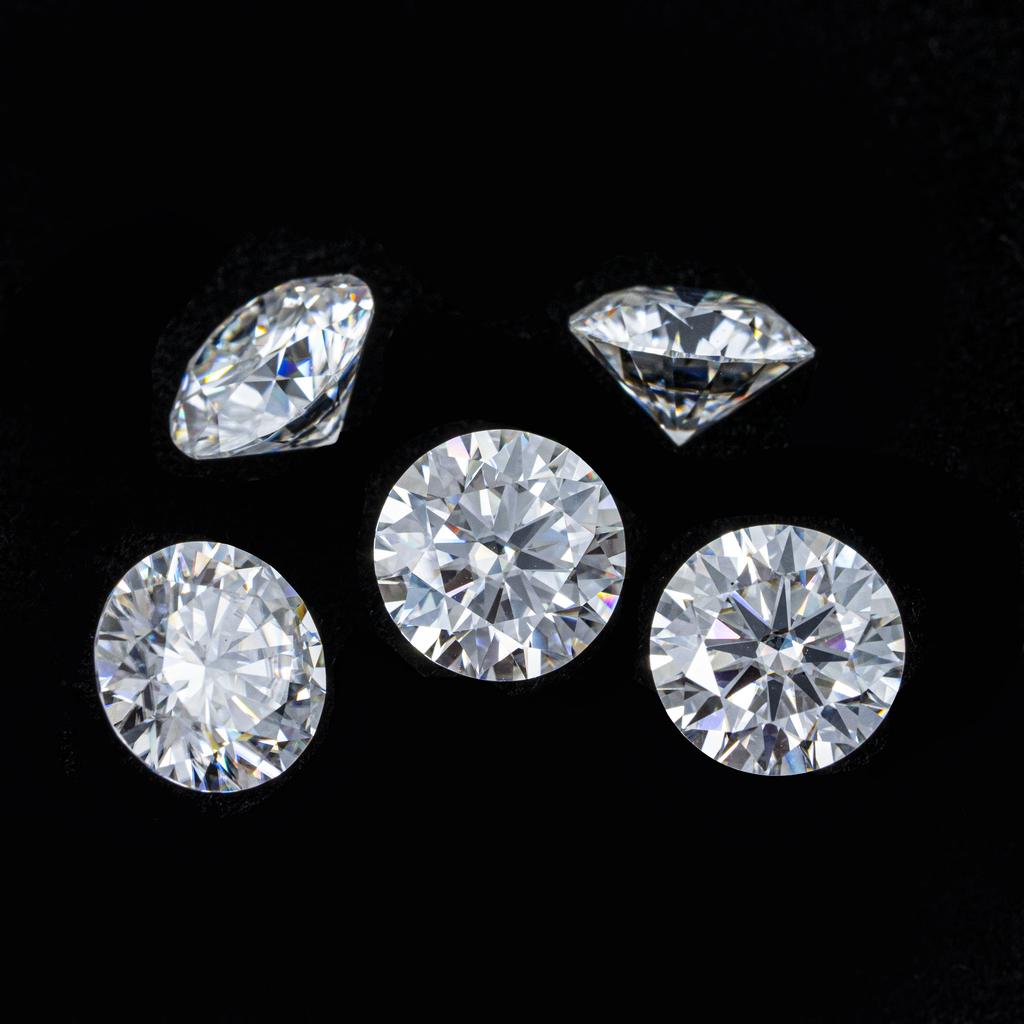 Fabrik Weiß D Farbe VVS1 Runder Brillantschliff Diamant Melee Größe Loser Moissanit