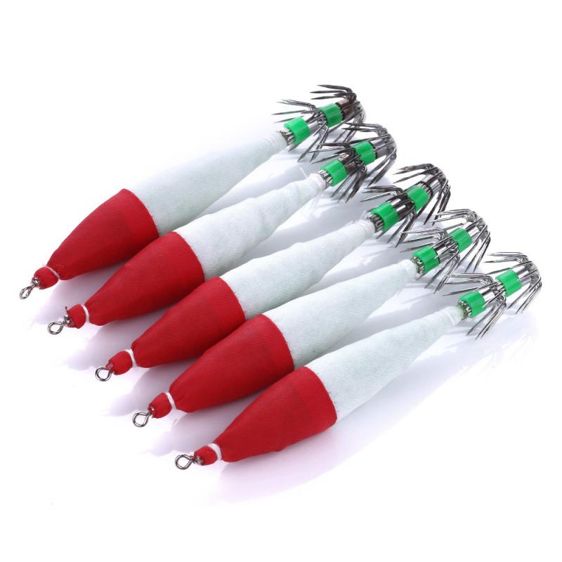 Deep Sea Lure Squid Fake Bait10.5CM 6GLuminous Hook5Personalized Bionic Fishing Lure for Sea Fishing