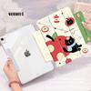 Magnetic Split IPad Case Air 6/5 10.9 Inch Cat Design Airbag Anti-Bend Protection