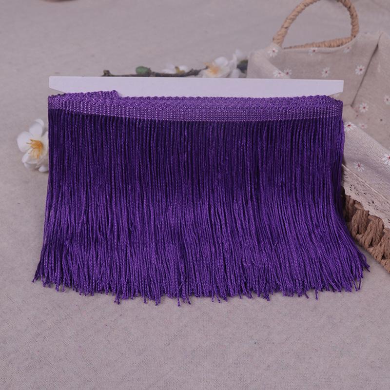 Polyester Fringe Tassel Trim (10-20cm) for Stage Costumes, Curtains, Carpets, and Lace Decorations