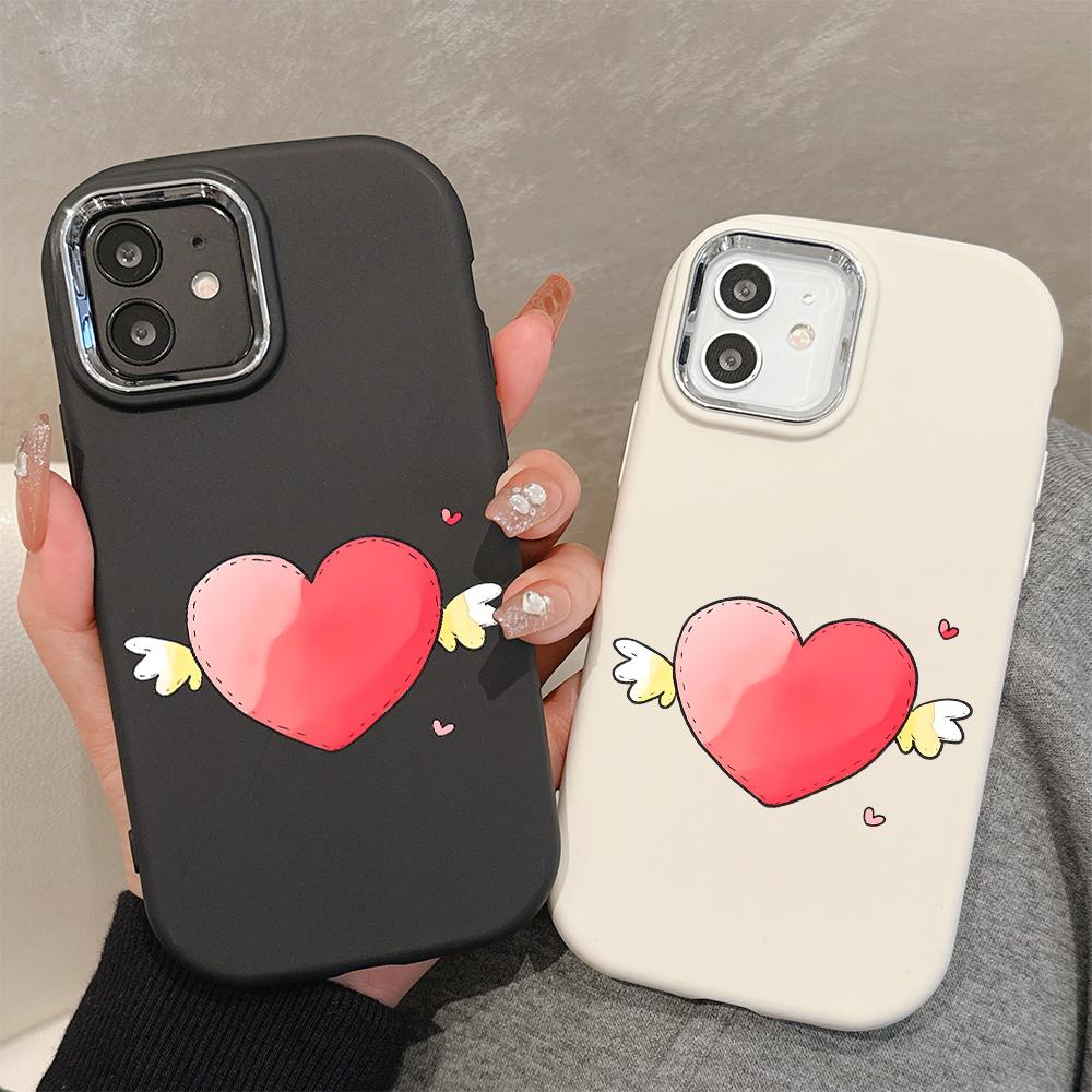 Solid Color Silver Edge Lens Soft Liquid Silicone Shockproof Phone Case for iPhone Samsung Huawei Honor Xiaomi Redmi OPPO Realme Vivo Infinix Tecno