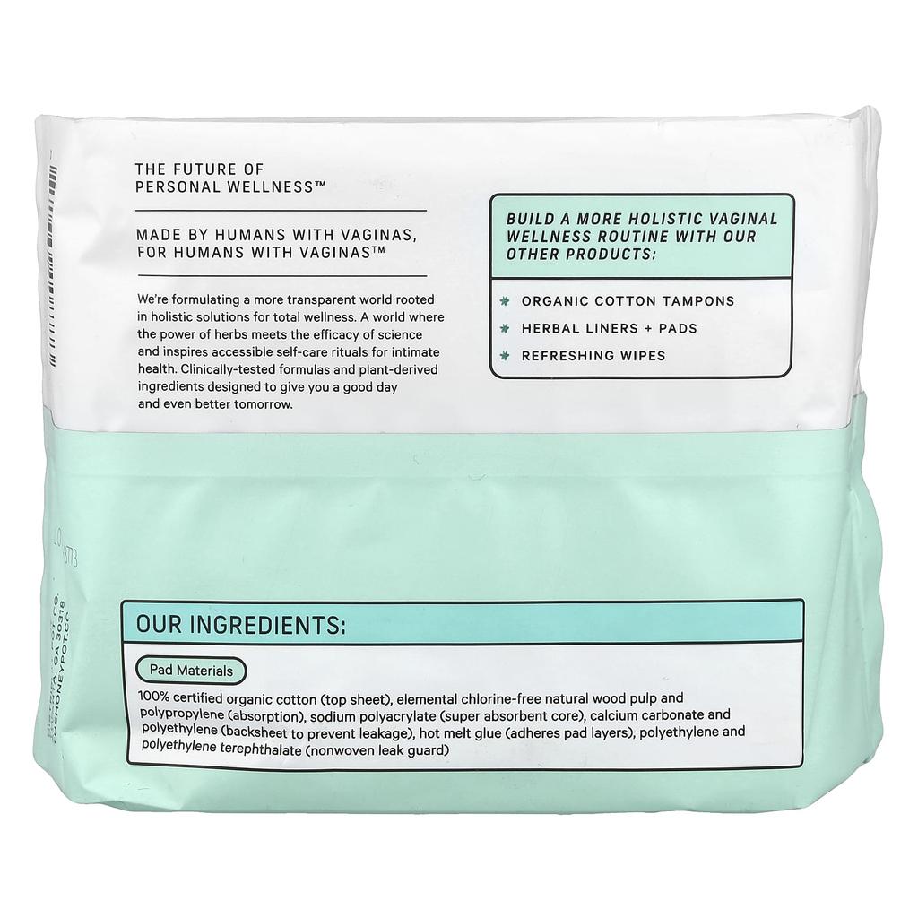 Organic, Non-GMO Herb Pads, Wings, Super, 16 Pack