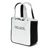 7873 Bicolor Cart Bag WHT Cart Back Round Back 2025 Spring Summer Fall Winter White Golf Golf Wear Sports Bicolor Mini Tote [Delsol] Women's Men's