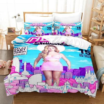 Neues 3D-Druck Spanien Sängerin Mädchen L-Lola Índigo Bettwäscheset Jungen Mädchen Einzel Doppel Queen King Size Bettbezug Kissenbezug Bett Jungen Erwachsene