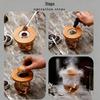 Whiskey Smoking Set: Cocktail Smoker with Ice Stones and Wood Chips