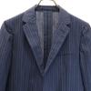 UNITED ARROWS Wool Blend Striped Pattern Suit Setup 42 Navy Men's Used