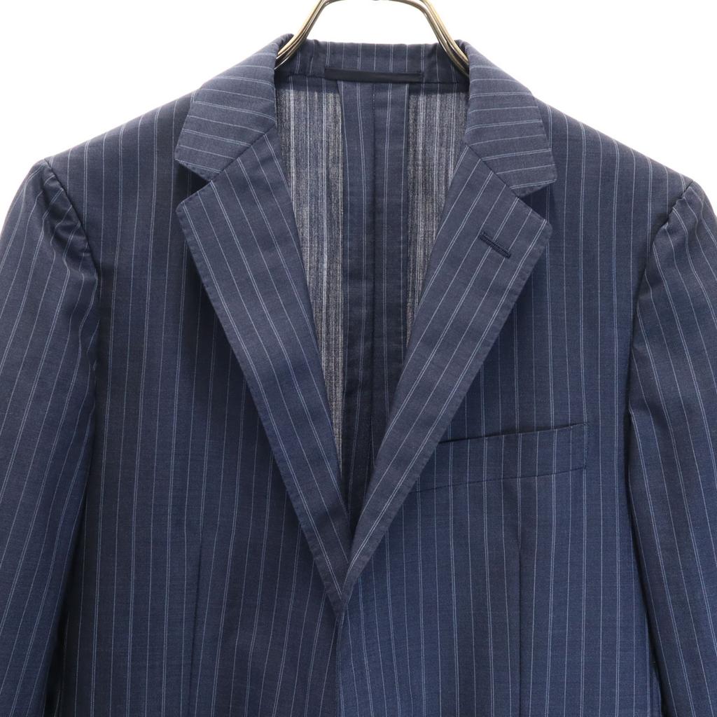 UNITED ARROWS Wool Blend Striped Pattern Suit Setup 42 Navy Men's Used