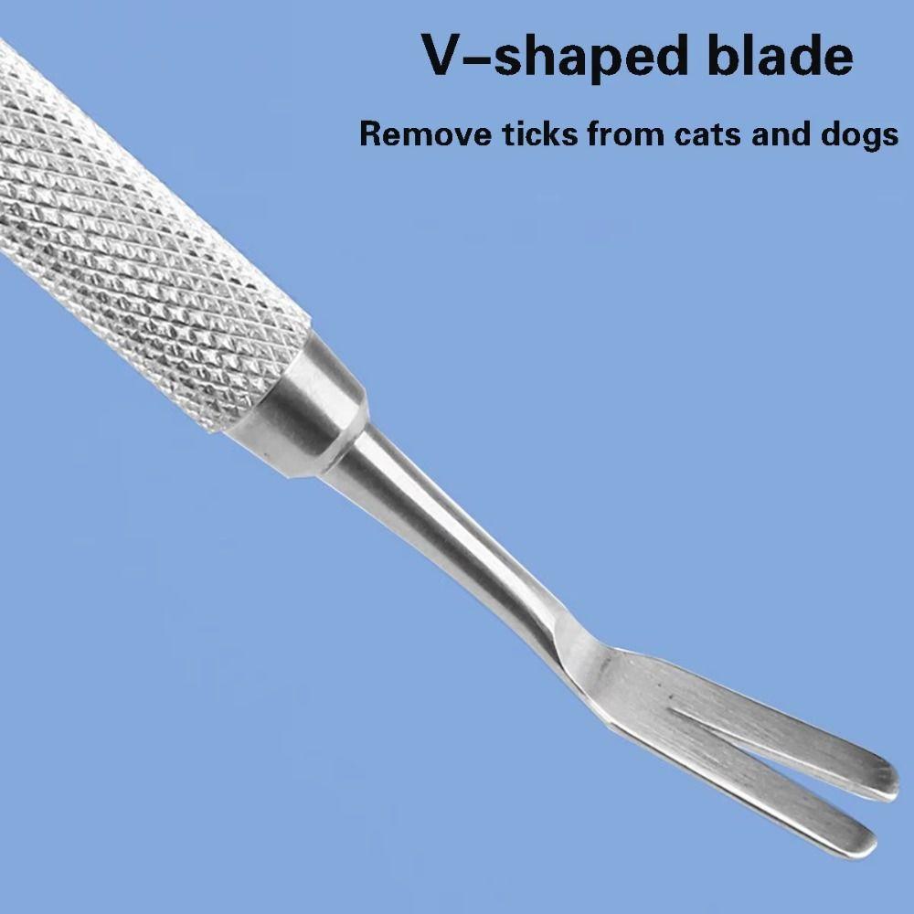 3Pcs/Set Portable Tick Removal Tool Stainless Steel Tick Remover Tool Home Outdoor