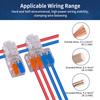 JINH 10Pcs Quick CMK 21 Lever Connectors Multiple In Out Quick Cable Wire Crimping Plug Mini Thinned Fast Terminal Blocks LED Plug Connectors 4