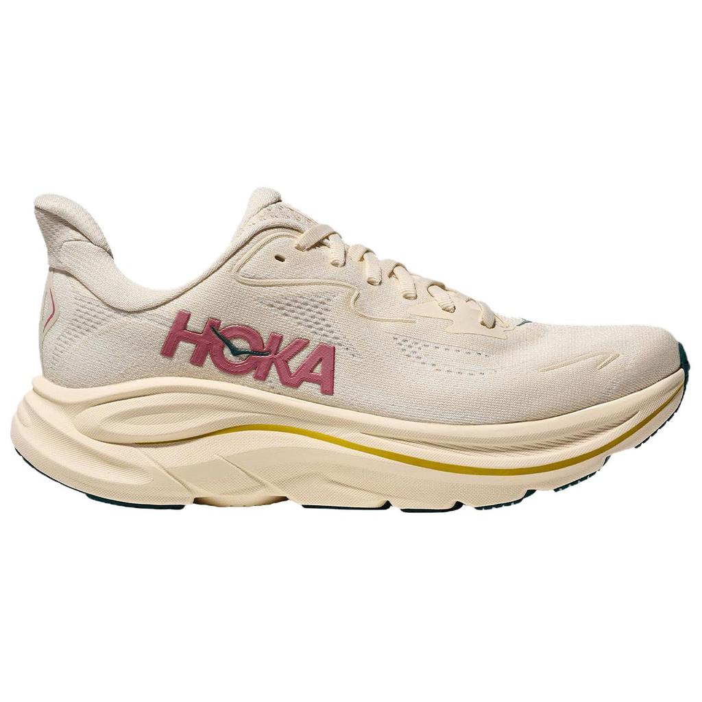 Hoka One One Clifton 10 Comfortable Durable Supportive Cushioning Running Shoes Women sneaker Beige 1162031-BHLB
