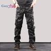 Cozy Up Men's Tactical Camouflage Overalls High-Quality Cotton Multi-Pocket Trousers Sports Training Casual Work Pants