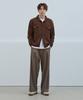 Nodu Collar Pocket Knit Jacket Cardigan [Brown]