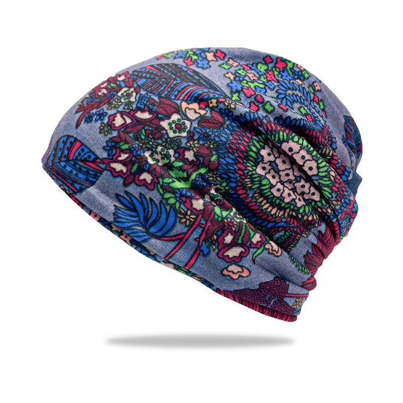 Duoduo Hat for Women In Spring and Summer  Multi Purpose Double Layer Pullover Breathable Windproof Multi Color Neck Protection Hat