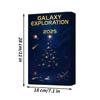 2026 Galaxy Exploration Advent Calendar 2D Flat Acrylic Space Advent Toy 24 Day Christmas Countdown Calendar For Kid Teen Studen