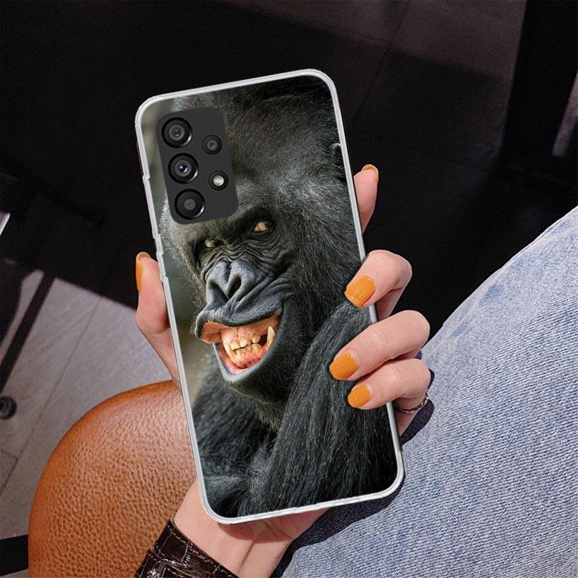 

Monkey Memes Phone Case For Samsung Galaxy A52 A32 A22 A12 A51 A31 A50S A30S A20S A10S Note 20 Ultra 10 Plus S10 A72 A71 Galaxy Samsung S10