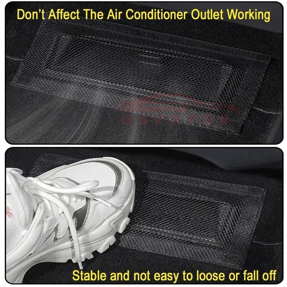 Car Accessories For Tesla Model 3 Y Air Vents Cover Under Seat Outlet Protector Anti-blocking Dust Mesh 2026 2026 2026 Interior