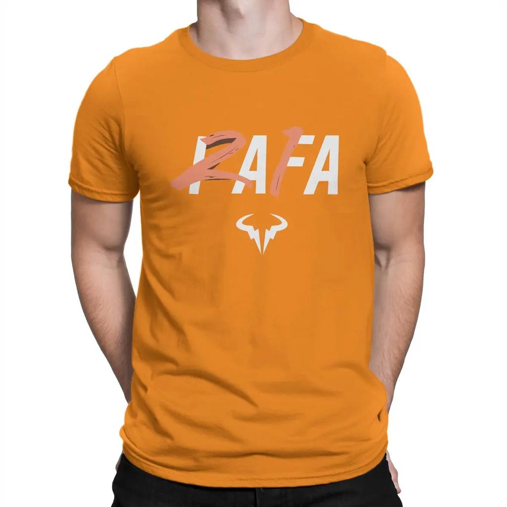 Men's T-Shirts Poster Leisure 100% Cotton Tee Shirt Short Sleeve R-RAFA T Shirts Crew Neck Clothes Printing