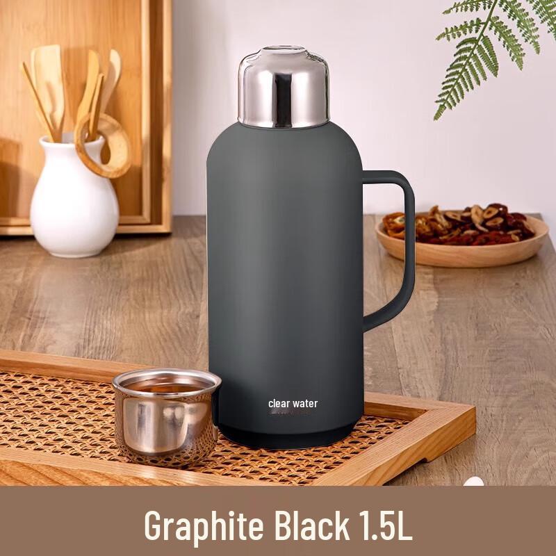 SHIMIZU 316 Stainless Steel Portable Tea Brewing Thermos