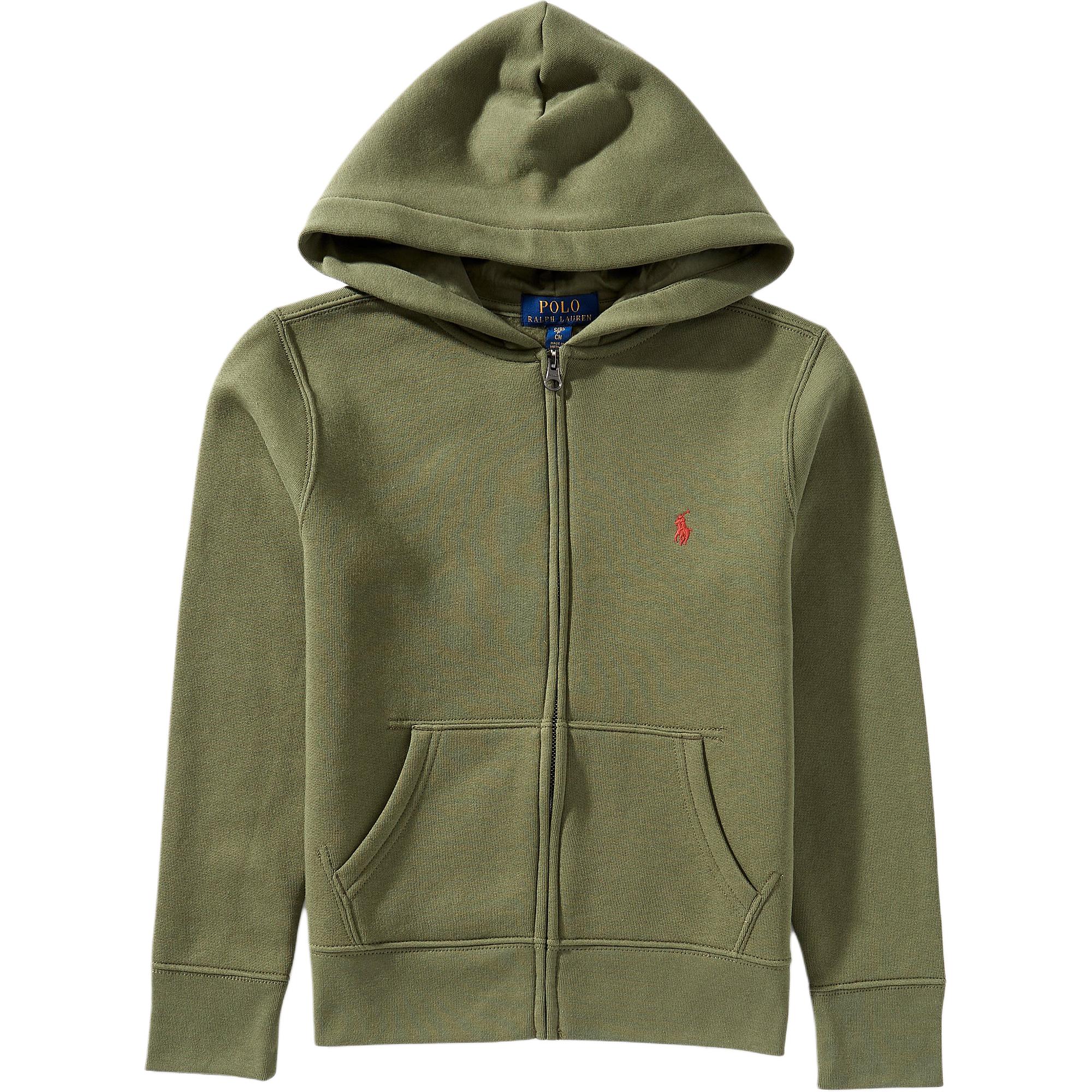 

Куртка Polo Ralph Lauren FW25 Логотип Флис С капюшоном Полная молния Длинный рукав Детские куртки 323799360-053 L