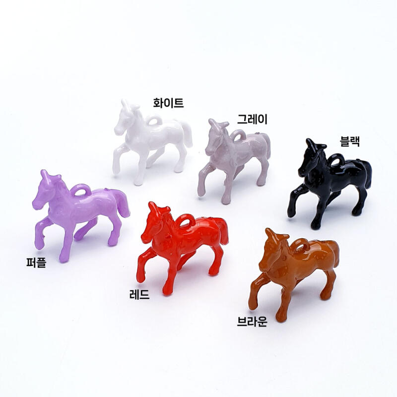 Acrylic Animal Horse Riding Keychain Accessory Supplies
