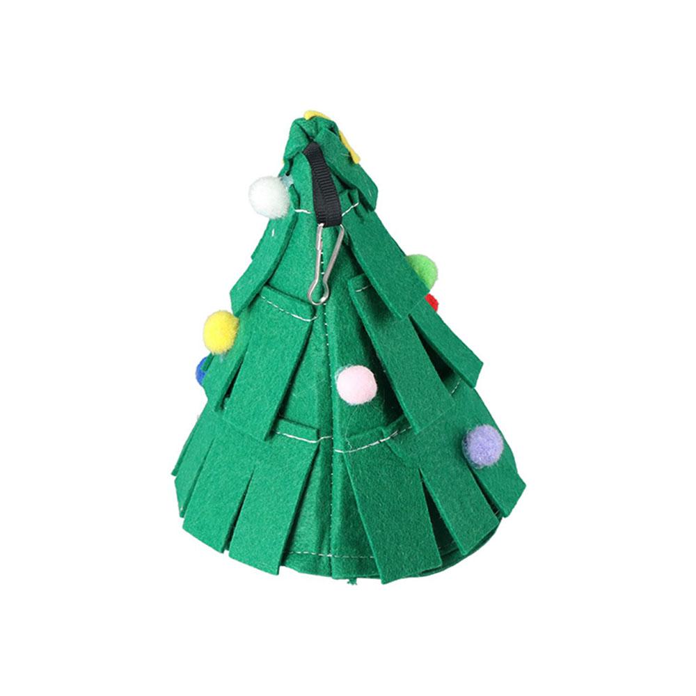 

Chinchilla Small Animals Cozy Christmas Tree Warm Hamster House Cave Bed Hideout Pet Tent зелений