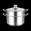 Pinya 304 Stainless Steel Double-Layer Steamer Pot