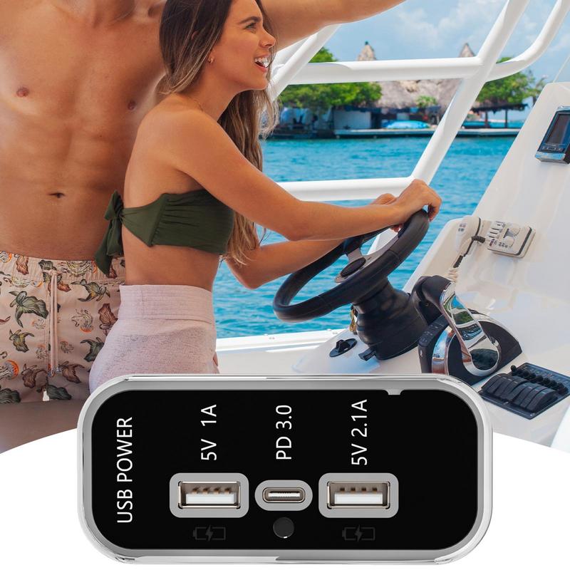 Car Phone Charger Multifunctional Auto Charging Plug Multi Car Charger Versatile Auto Charging Station Vehicle USB Adapter For