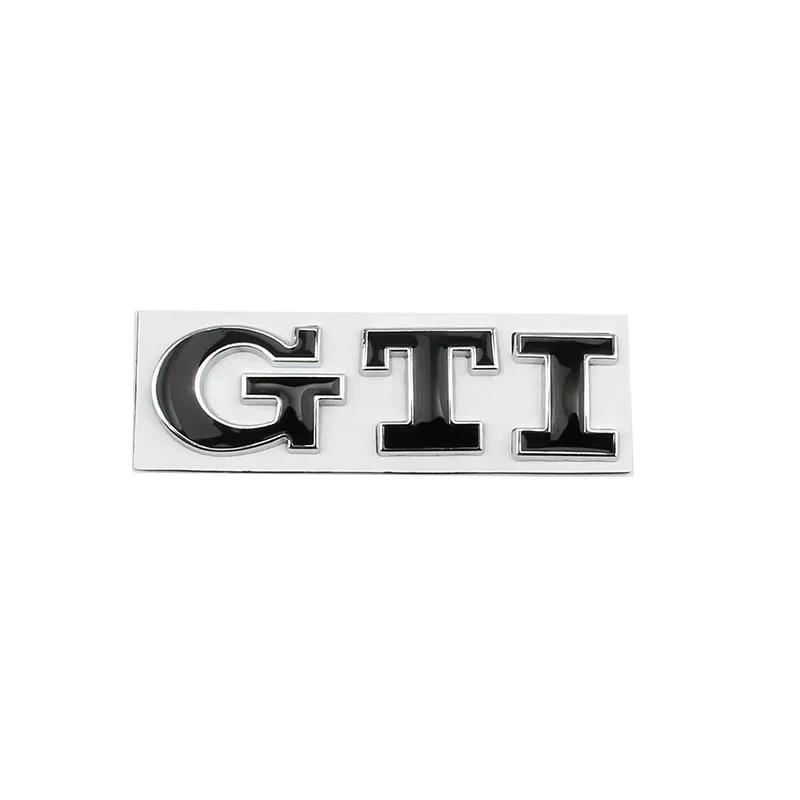 Metal Car GTI Logo Rear Trunk Emblem Stickers Decals for Volkswagen Golf 4 5 6 7 8 Passat Jetta Polo Touareg GTD GLI Touran