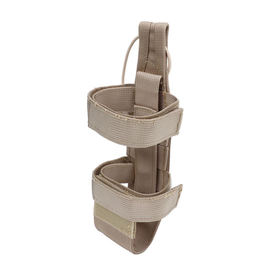 Water Bottle Carrier Camping Hiking Water Bottle Holder Outdoor Adjustable Webbing Kettle Cover Khaki