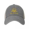 Magnum PI VM02 Da Nang Denim Baseball Cap Gold Running Hippie Breathable Trucker Hat FeUnisex Unisex Fashion Print Baseball Caps