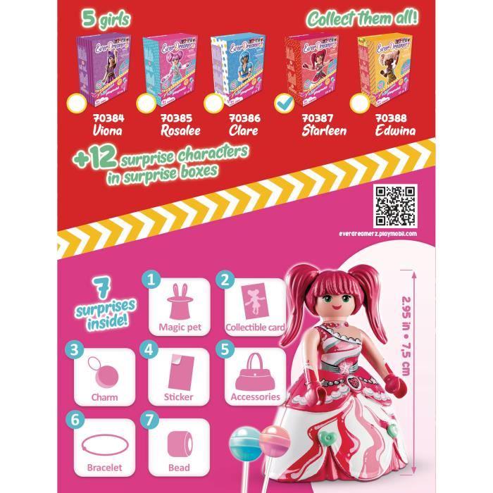 Playmobil - everdreamerz - starleen - contient 1 personnage et de nombreux accessoires