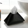 Faux Leather Tissue Holder Decorative Tissue Box Cover Pyramid Tissue Box Case Tabletop Tissue Dispenser