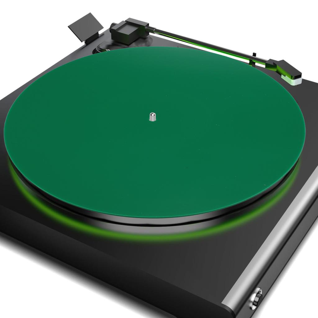 Turntable Mat Record Platter Slipmat Anti Static Acrylic Record Player Platter Slip Mats for 12 Inch Record Player