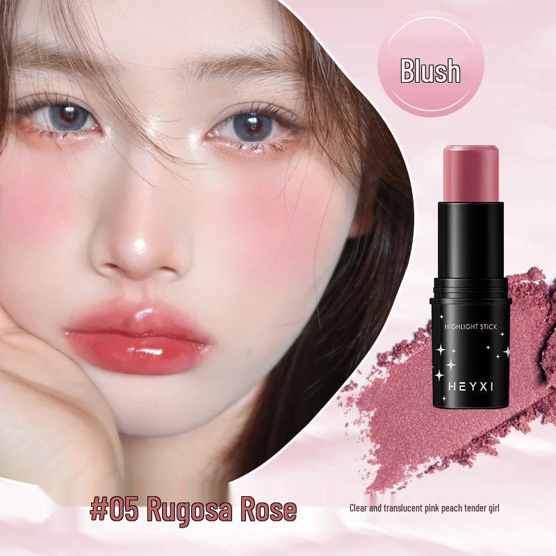 HEYXI Highlighter & Contour Stick - 3D Brightening Shadow, Under Eye Base, Blush & Shaping Stick