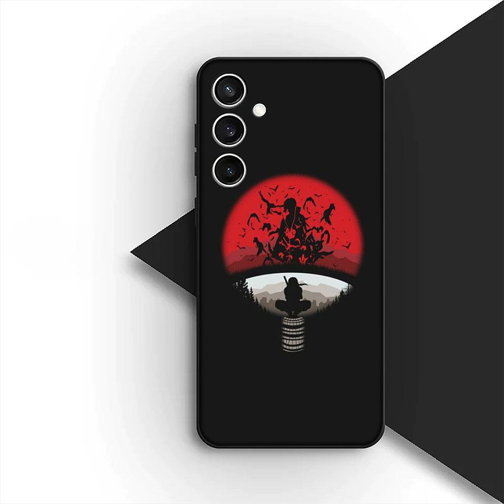 Pain Akatsuki Narutos Uchiha Itachi Silicone Phone Cover for Apple iPhone 17 Air 12 13 Pro Max Mini ProMax 7 + 8 Plus Soft Case