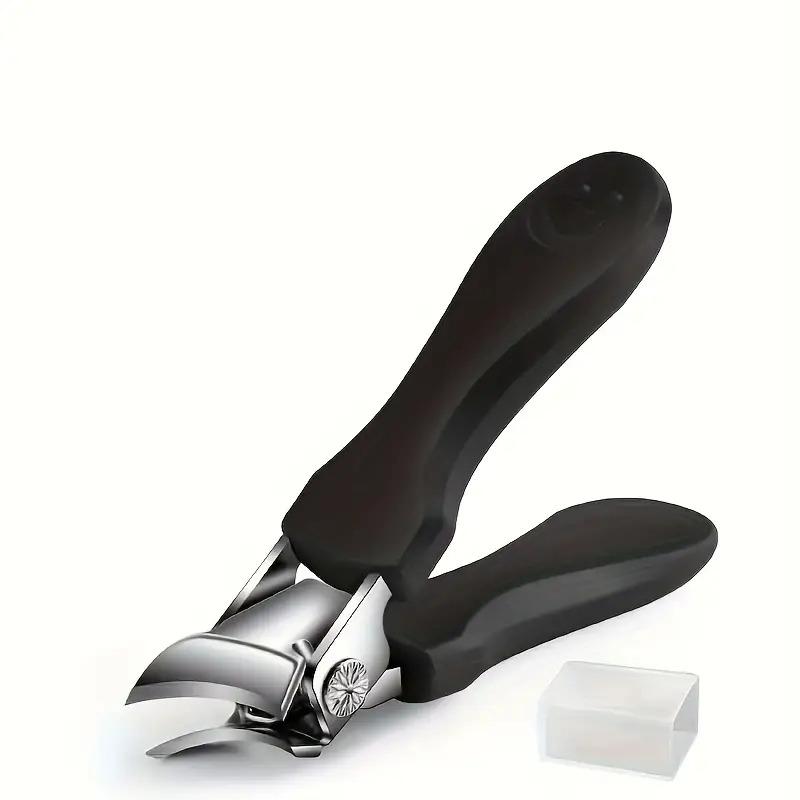 Large Opening Nail Clipper Anti Splash Thick Toe Nail Ergonomic Easy-Grip, Particularly Suitable for Ingrown Nail, Waterproof