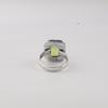 Green Peridot Gemstone 925 Sterling Silver Handmade Jewelry Stylish Ring For Wedding RR-74-7