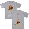 Hoppers Cartoon Print T-shirts Trendy Funny Gift Unisex Clothing Cotton Short Sleeve Anime Fashion Tees