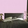 Geometric rhombus wallpaper powder pink and white 50x1000