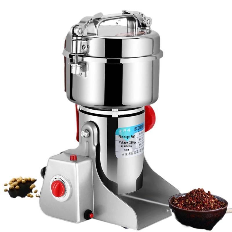 Versatile Stainless Steel Superfine Grinder for Grains, Cereals, and Herbal Medicine