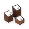 Wood Base Price Tag Holder Acrylic Window Acrylic Label Stand Display Stand  Jewelry Display