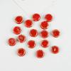 Ceramic Loose Beads Chinese Red Beads Handmade DIY Necklace Loose Beads Accessories