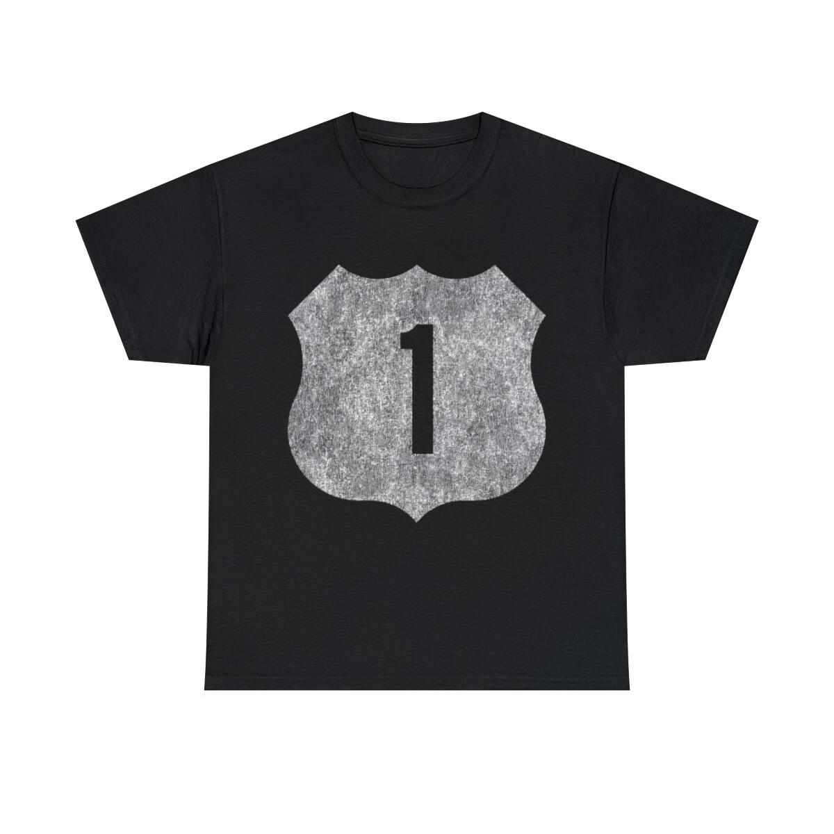 Route 1 Retro Graphic Tee Shirt, S-5XL 2XL