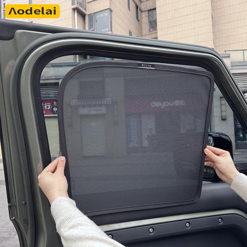 For Land Rover Defender L663 110 2020-2025 Car Window Sunshade Double Sides Summer UV Protection Curtains Sun Shield